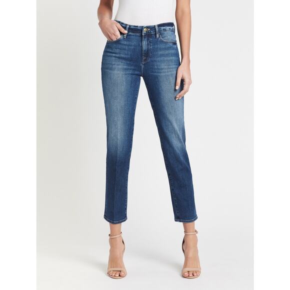 FRAME DENIM Dark Wash Le Nouveau Straight Jessie Jean Size 25 - Picture 1 of 8